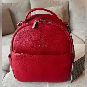 NWT Lambert Red Charlie Backpack